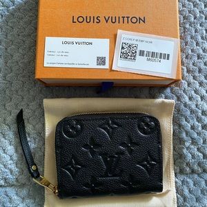 Louis Vuitton zippy coin purse- empriente leather